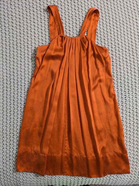Banana Republic Dresses & Skirts - Banana Republic Orange Silk Dress